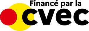 logo financé par la cvec - noir point jaune