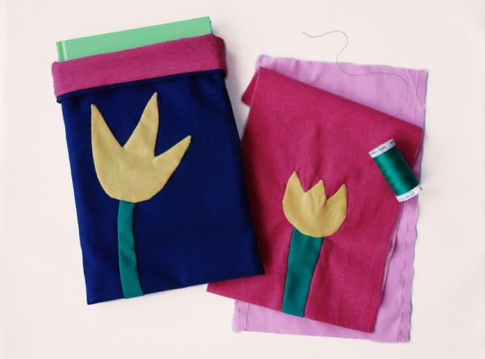 Atelier couture : création d'une pochette personnalisée 1 atelier couture - pochette à livre