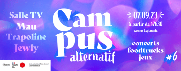 Campus Alternatif : prolongez l'été en musique ! 1 Campus alt23 BAN FB