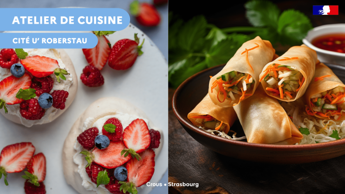 Atelier cuisine : rouleaux de printemps et pavlova aux fruits 1 SITE Atelier cuisine 280525 min