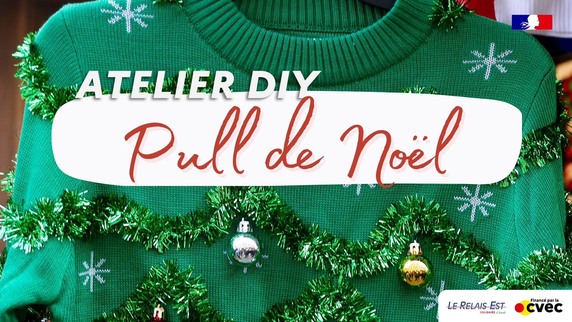 Atelier Pull de Noël avec Le Relais Est