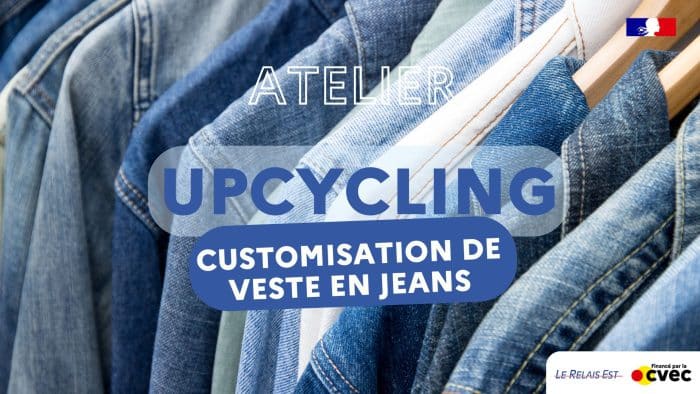 Atelier Upcycling customisation de veste en jeans 1 SITE Atelier Upcycling 120326