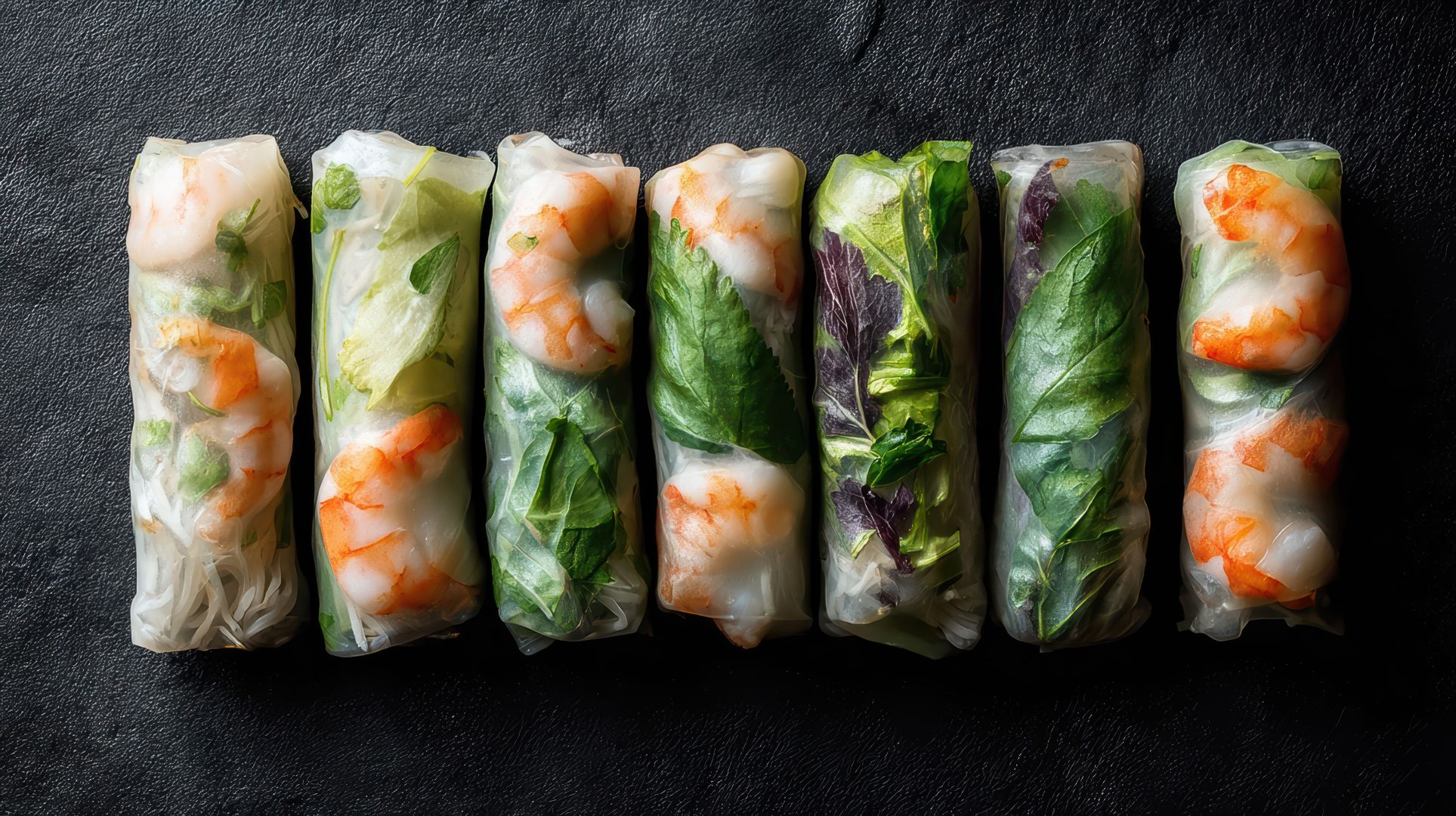 fresh vietnamese spring rolls with shrimp vegetables 2