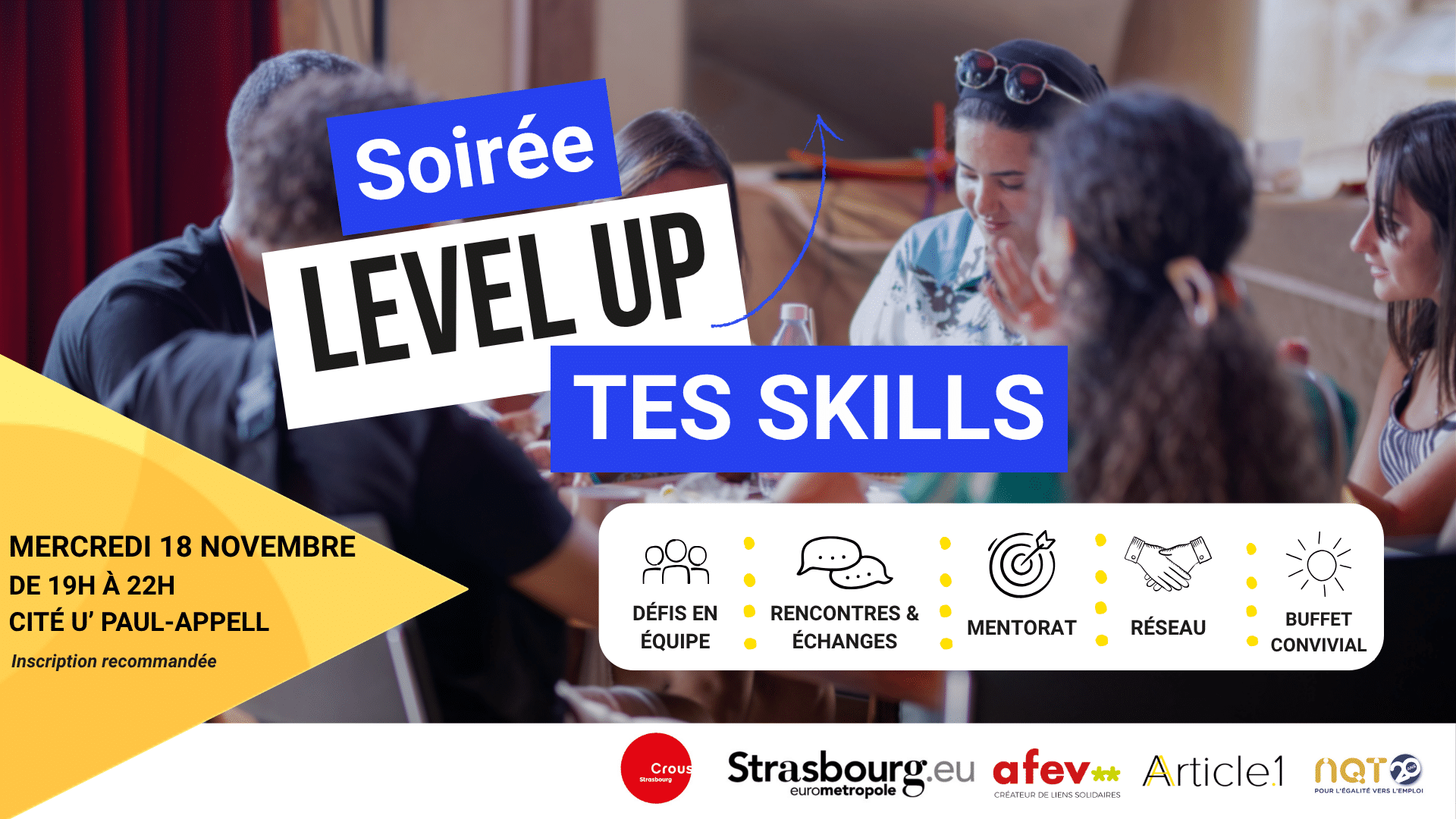 Soirée Level Up Tes Skills